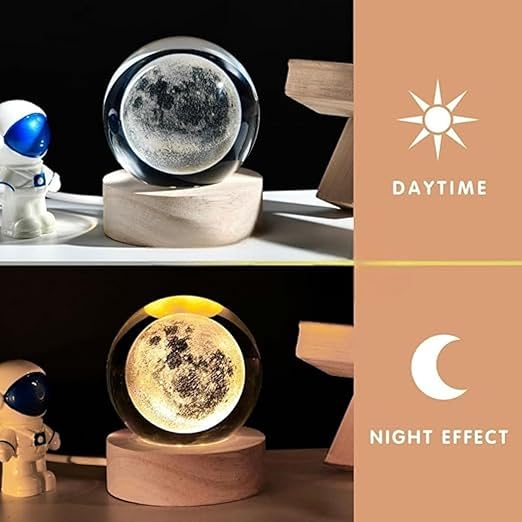 Miramar Moon Crystal Ball Night Light