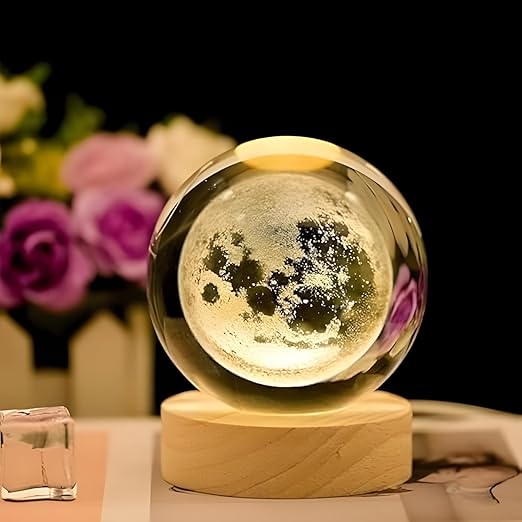 Miramar Moon Crystal Ball Night Light